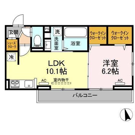 モンプリミエ ルラシオンⅢの物件間取画像